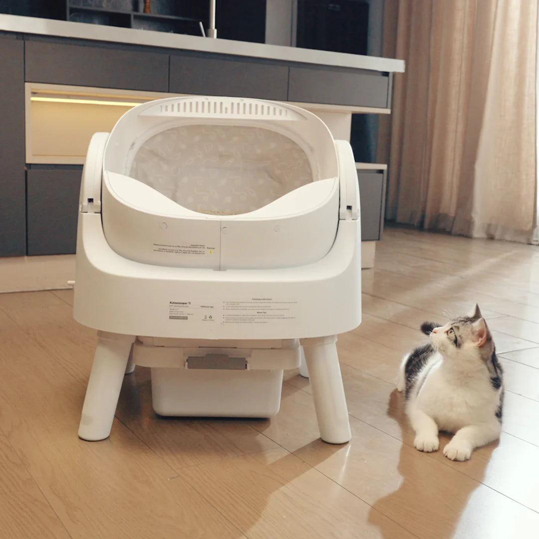 Autoscooper 11 Open-Top Self-Cleaning Smart Cat Litter Box-